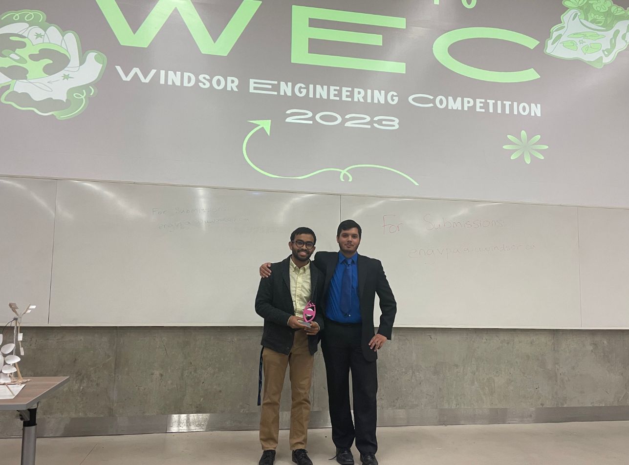 4× 1st Place — Programming — Windsor Engineering Competition